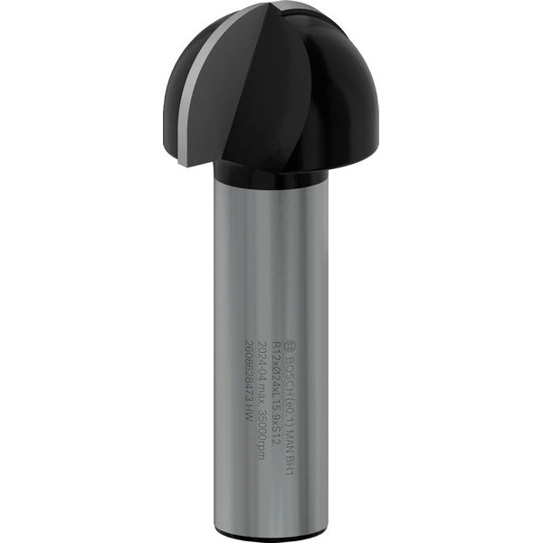 Фреза галтельная Bosch Professional Std S8 R12 D24 L15.9 (2.608.628.473) фото 1