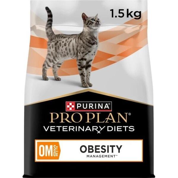 

Сухой корм для взрослых кошек Purina Pro Plan Veterinary Diets Obesity для снижения излишней массы тела 1,5 кг