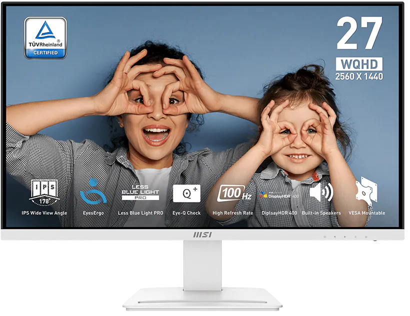 Монітор 27" MSI PRO MP273QW-E2 (9S6-3PB69H-065)фото1