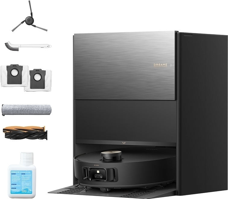 Робот-пылесос Dreame Aqua 10 Roller Black (RLH31CE-BL) фото 1