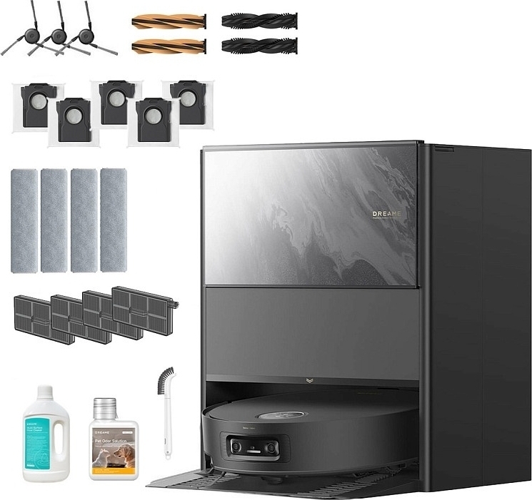 Робот-пилосос Dreame Aqua 10 Ultra Track Complete Black (RLR81CE-1-BL)фото1