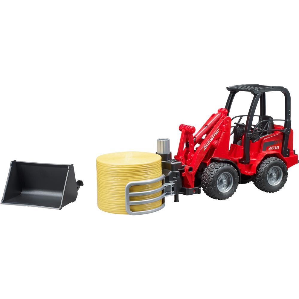 Минипогрузчик Bruder Schaffer Compact 2630 с аксессуарами (2192) фото 1
