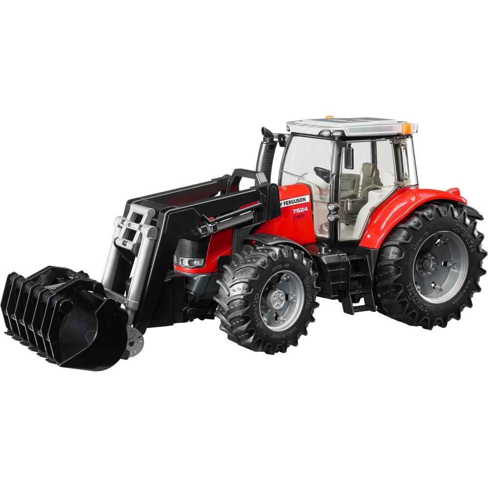 Трактор Bruder Massey Ferguson 7624 с передним погрузчиком (3047) фото 1