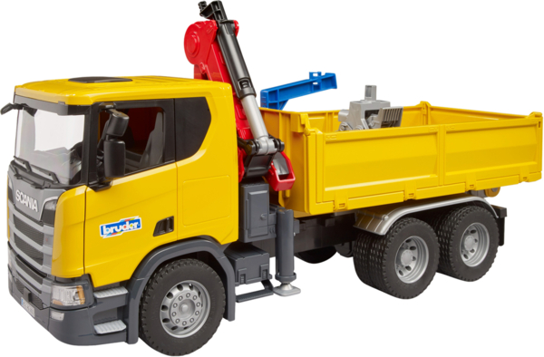 

Автомобиль Bruder Scania Super 560R с краном-манипулятором и аксессуарами (3551)