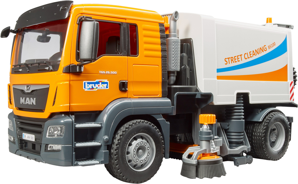 Дорожня прибиральна машина Bruder MAN TGS (3780)фото1