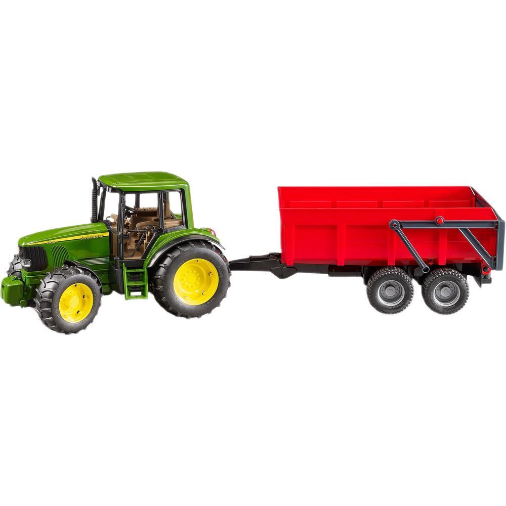 Трактор Bruder John Deere 6920 с прицепом (2057) фото 1
