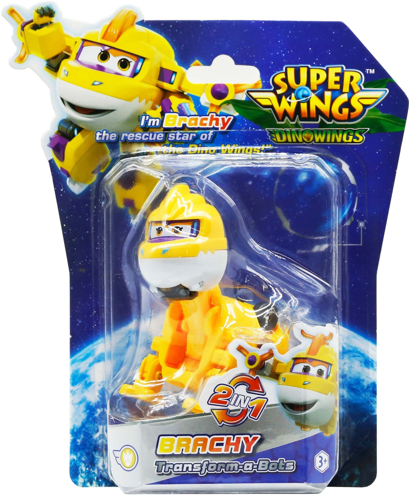 Ігрова фігурка-трансформер Super Wings Transform-a-Bots Брахі (Brachy), 5смфото1