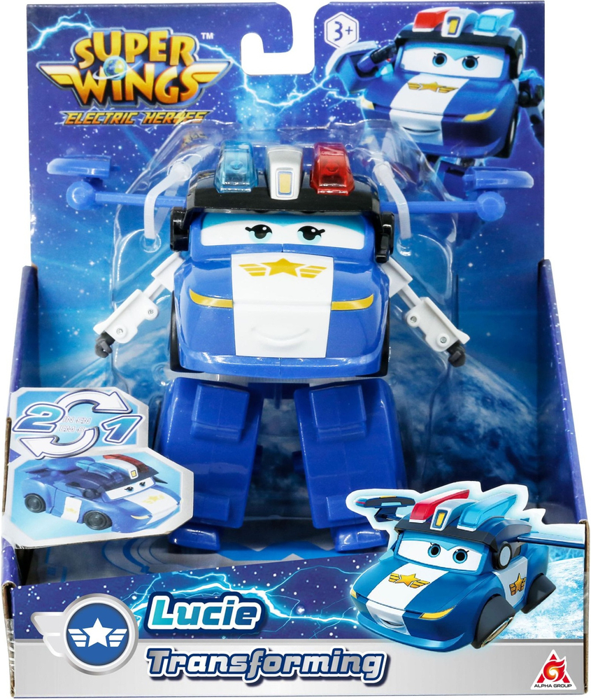 Ігрова фігурка-трансформер Super Wings Transforming Люсі (Lucie), 12.5смфото1