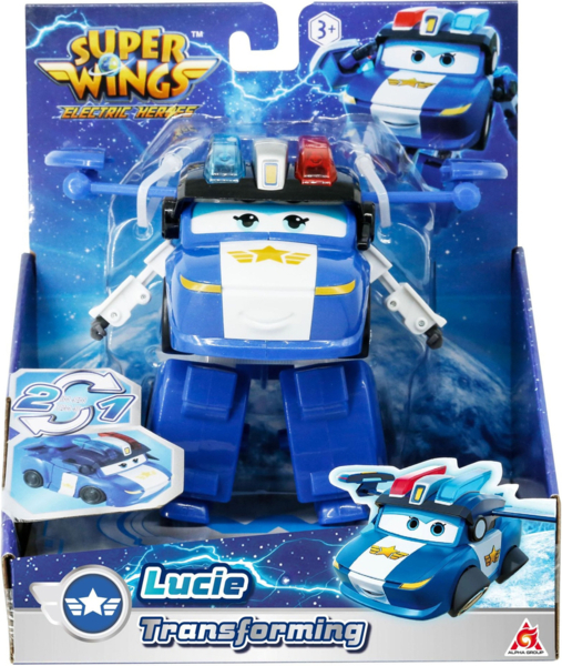 

Игровая фигурка-трансформер Super Wings Transforming Люси (Lucie), 12.5см