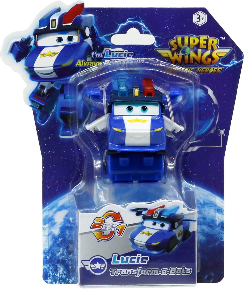 Ігрова фігурка-трансформер Super Wings Transform-a-Bots Люсі (Lucie), 5смфото1