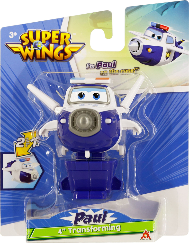 Ігрова фігурка-трансформер Super Wings Transforming Пол (Paul), 10смфото1