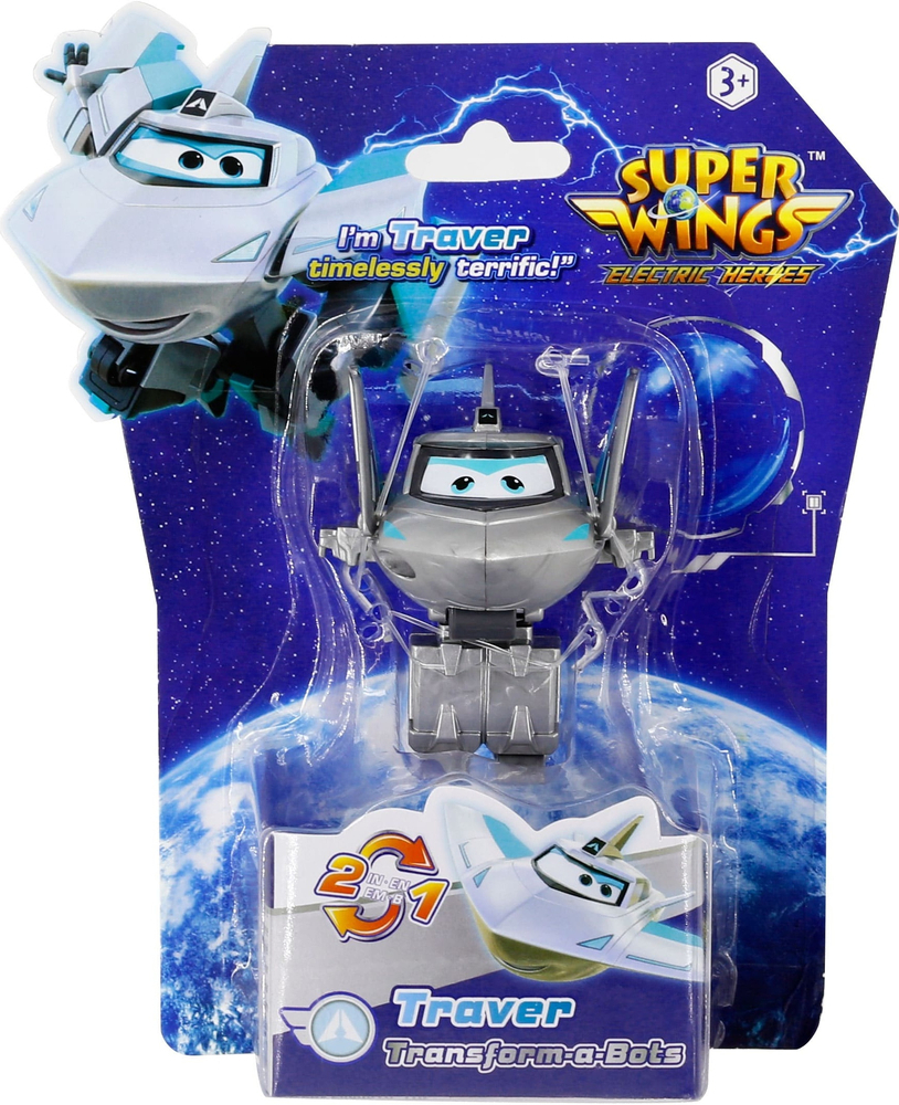 Ігрова фігурка-трансформер Super Wings Transform-a-Bots Травер (Traver), 5смфото1