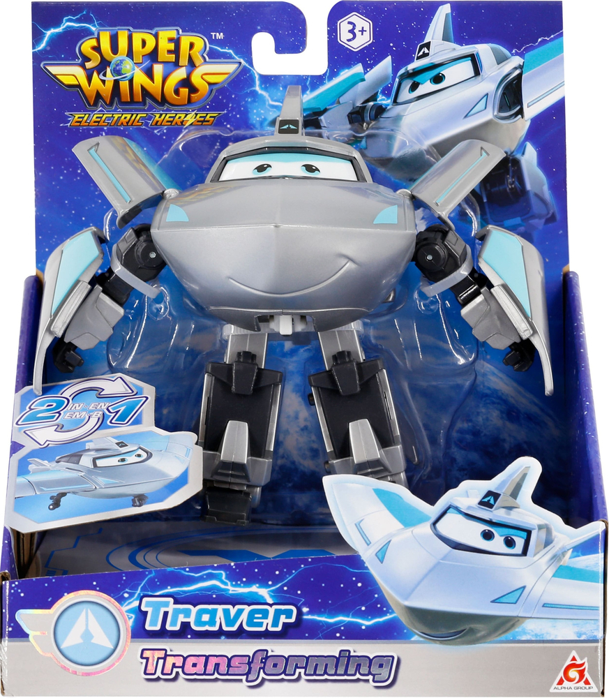 Ігрова фігурка-трансформер Super Wings Transforming Травер (Traver), 12.5смфото1