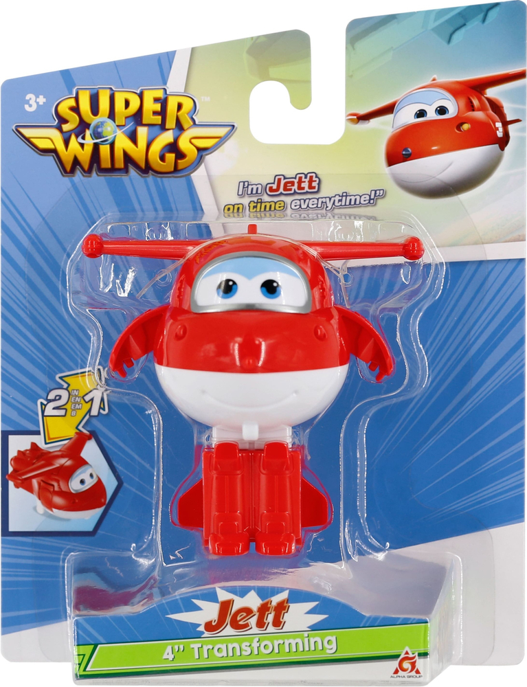 Ігрова фігурка-трансформер Super Wings Transforming Джетт (Jett), 10смфото1