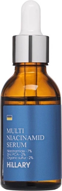 Мультисыворотка Hillary Multi Niacinamid serum с ниацинамидом и цинком 30 мл фото 1