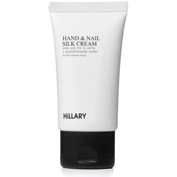 Крем для рук и ногтей Hillary Hand and Nail Silk Cream с полипептидами шелка 30 мл