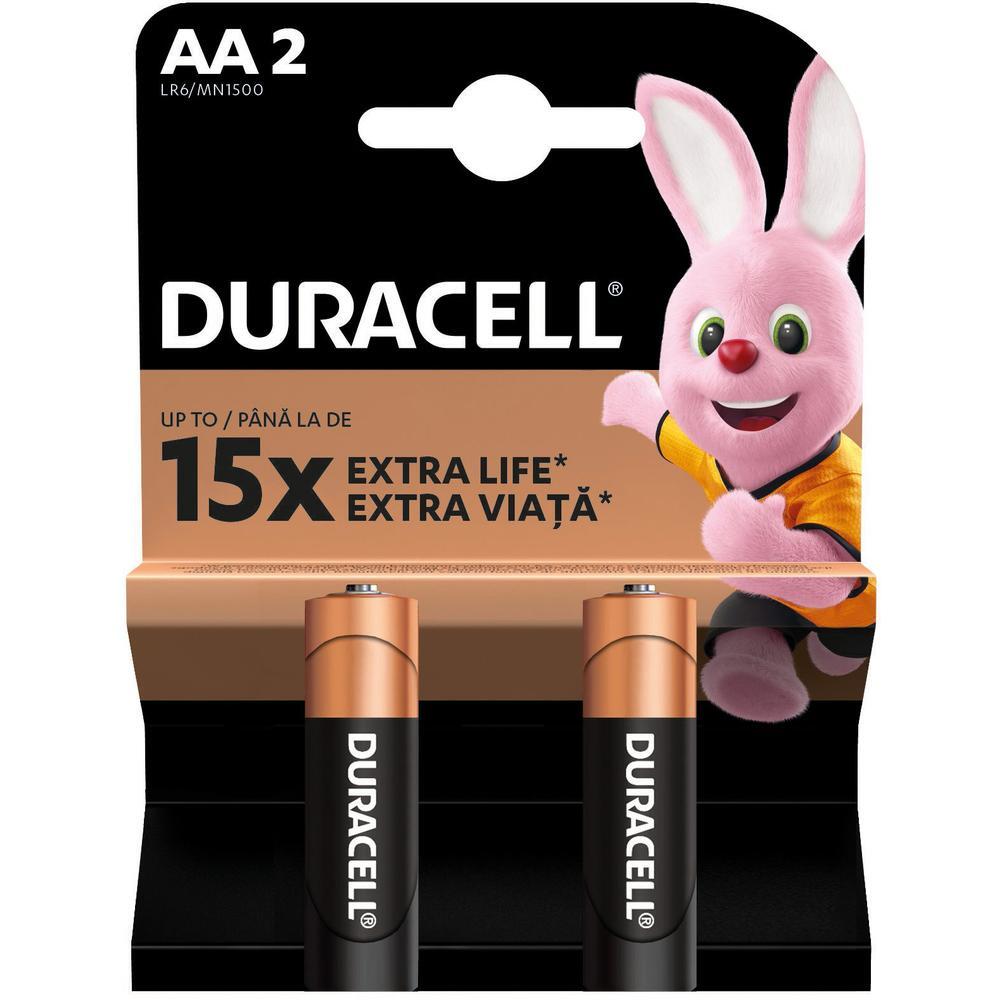 Батарейки Duracell Basic AA 2шт (5000394076921) фото 1