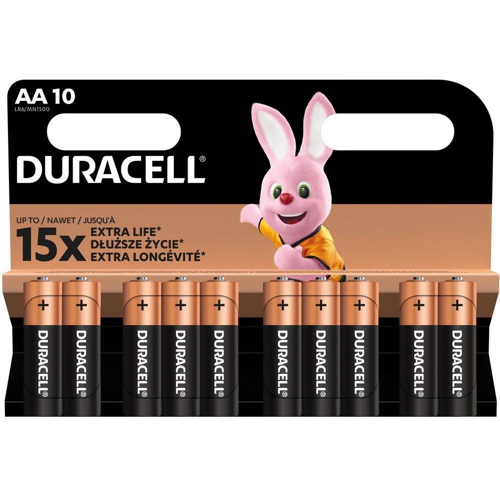 Батарейки Duracell Basic AA 10 шт (5000394152496) фото 1