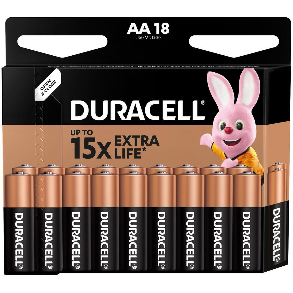 Батарейки Duracell Basic AA 18 шт (5000394107519) фото 1