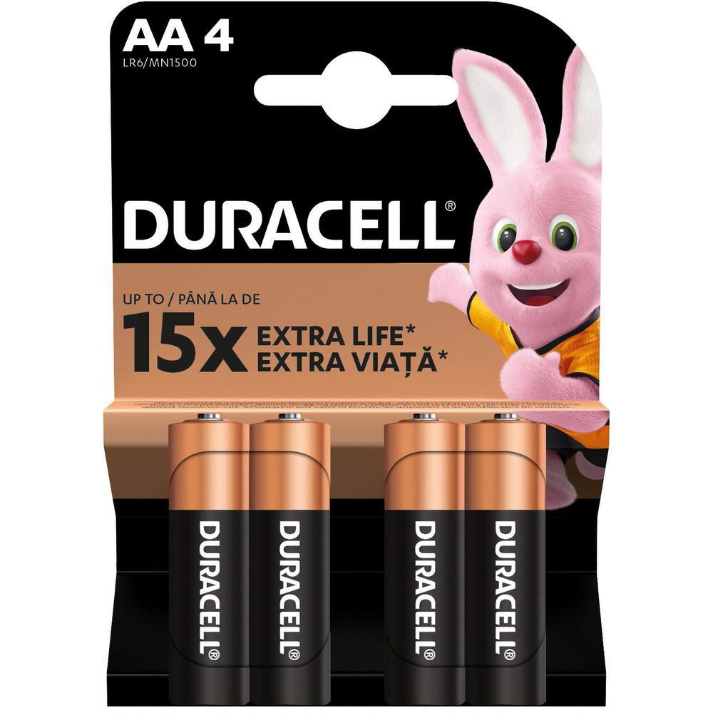Батарейки Duracell Basic AA 4 шт (5000394076952) фото 1