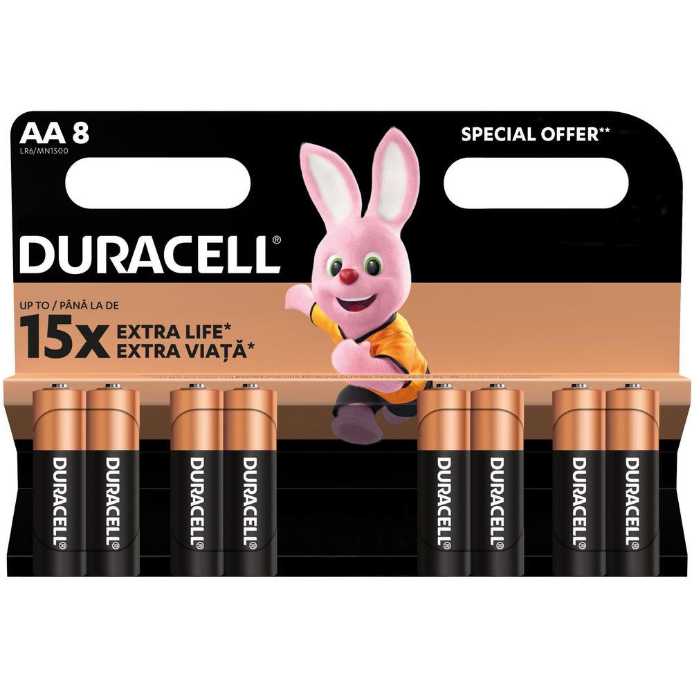 Батарейки Duracell Basic AA 8 шт (5000394058019) фото 1