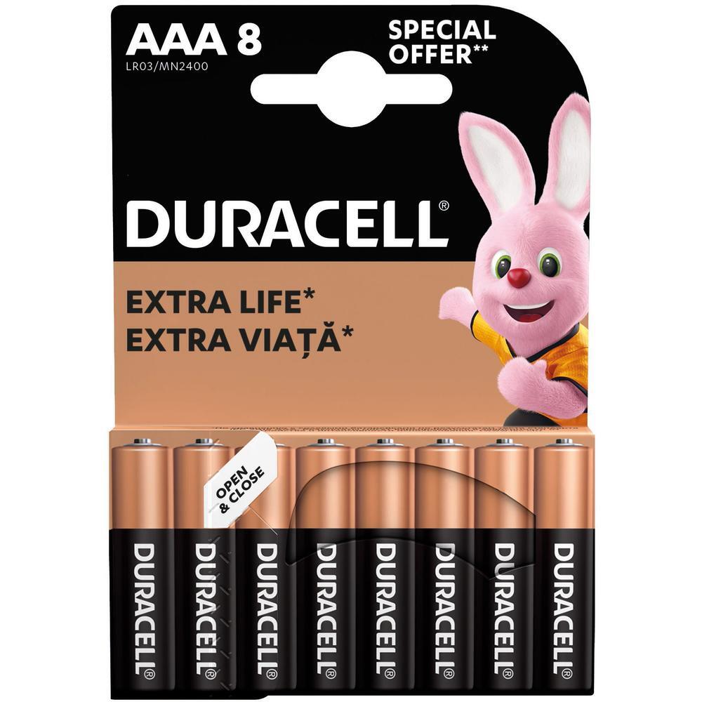 Батарейки Duracell Basic AAА 8 шт (5000394203358) фото 1