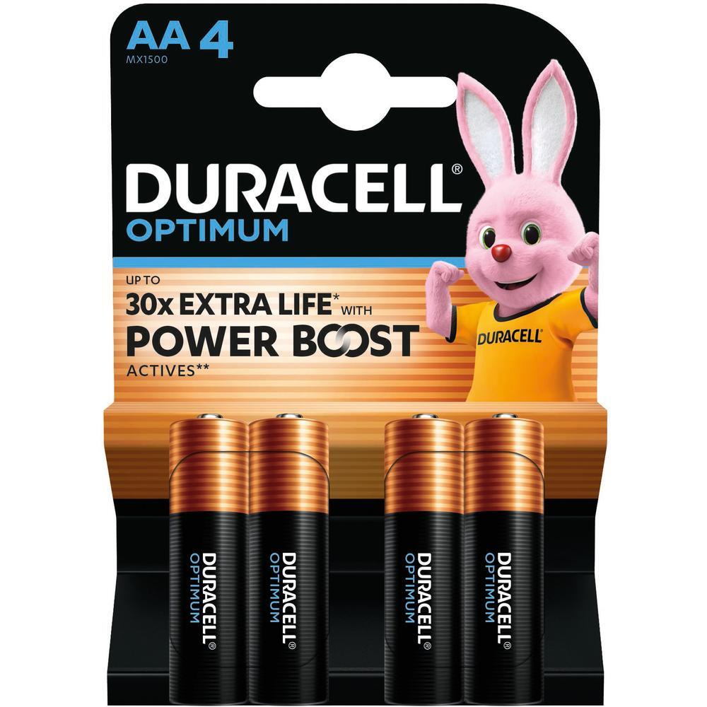 Батарейки Duracell Optimum AA 4 шт (5000394158696) фото 1