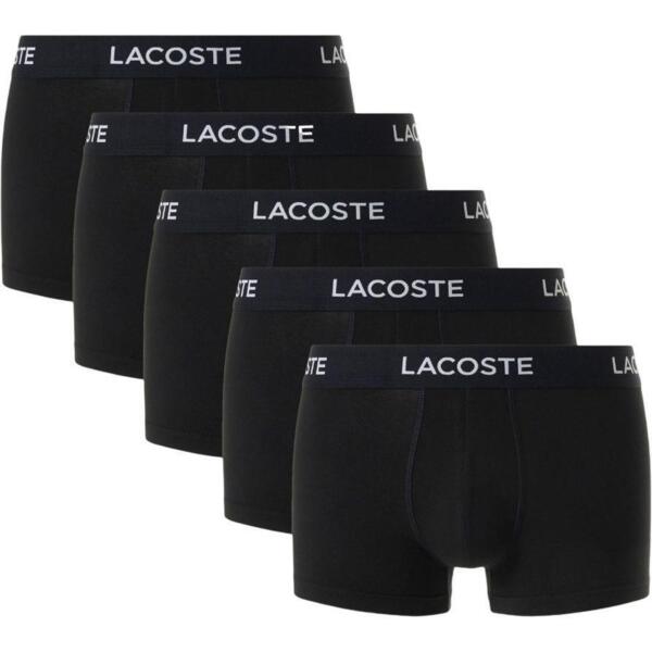 Набір трусів-боксерів чоловічих Lacoste 5H1292-031 2XL 5 шт. чорніфото