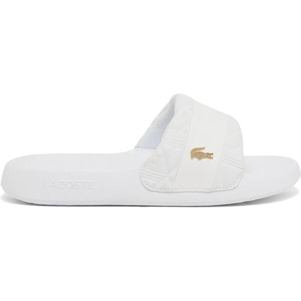 Шлепанцы женские Lacoste Serve Slides Hybrid 751CFA0031-21G 39.5 (6 UK) белые фото 