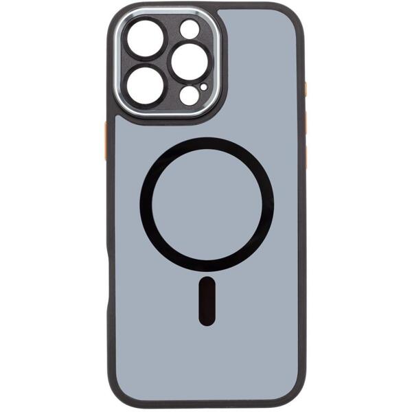 

Чехол ArmorStandart Unit MagSafe SE для Apple iPhone 16 Pro Max Black Orange (ARM81150)