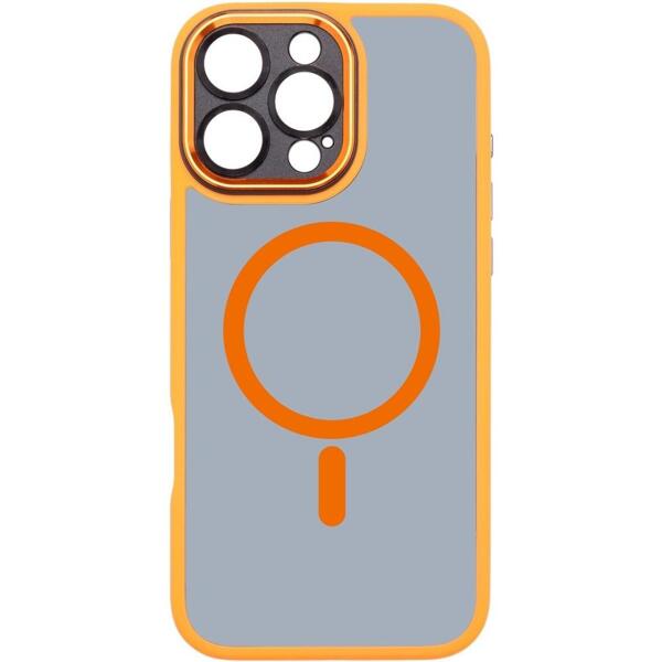 

Чехол ArmorStandart Unit MagSafe SE для Apple iPhone 16 Pro Max Orange Black (ARM81151)