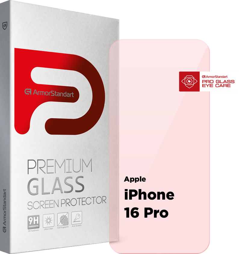 Защитное стекло ArmorStandart Pro Eye Care для Apple iPhone 16 Pro (ARM80305) фото 1