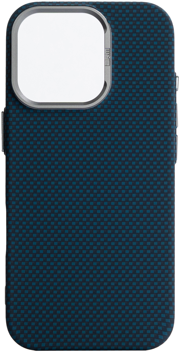 Чехол ArmorStandart LikeCarbon2 MagCase для Apple iPhone 16 Pro Kevlar Dark Blue (ARM88594)