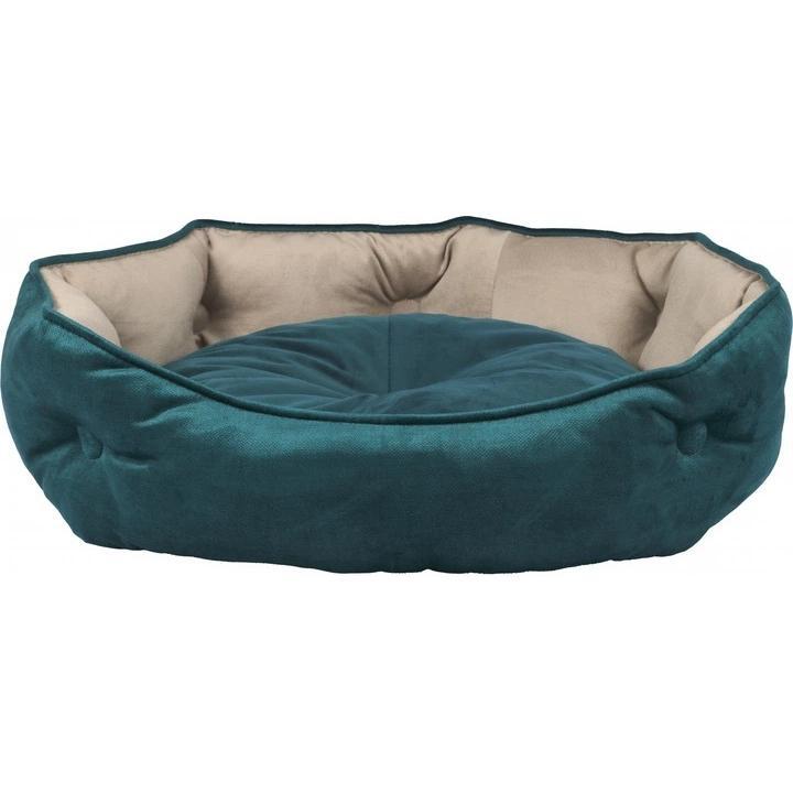 Лежак для собак і котів AnimAll Tiana S mint/beige 58х50х22фото1