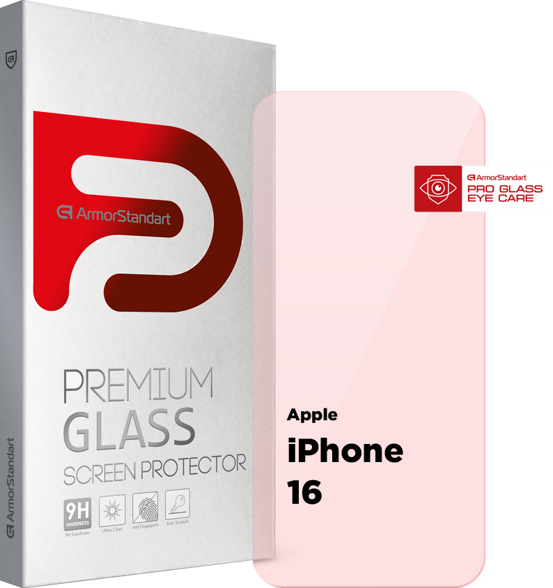 Защитное стекло ArmorStandart Pro Eye Care для Apple iPhone 16 (ARM80303) фото 1