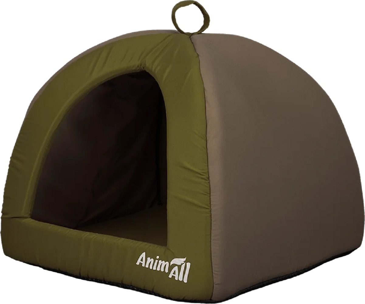 Домик для кошек и собак AnimAll 9031-1707A Green S 46х46х35 фото 1