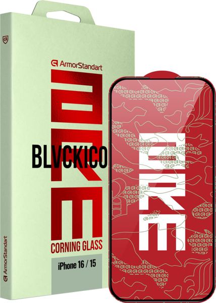 

Защитное стекло ArmorStandart Corning Black Icon для Apple iPhone 16 / 15 (ARM79552)