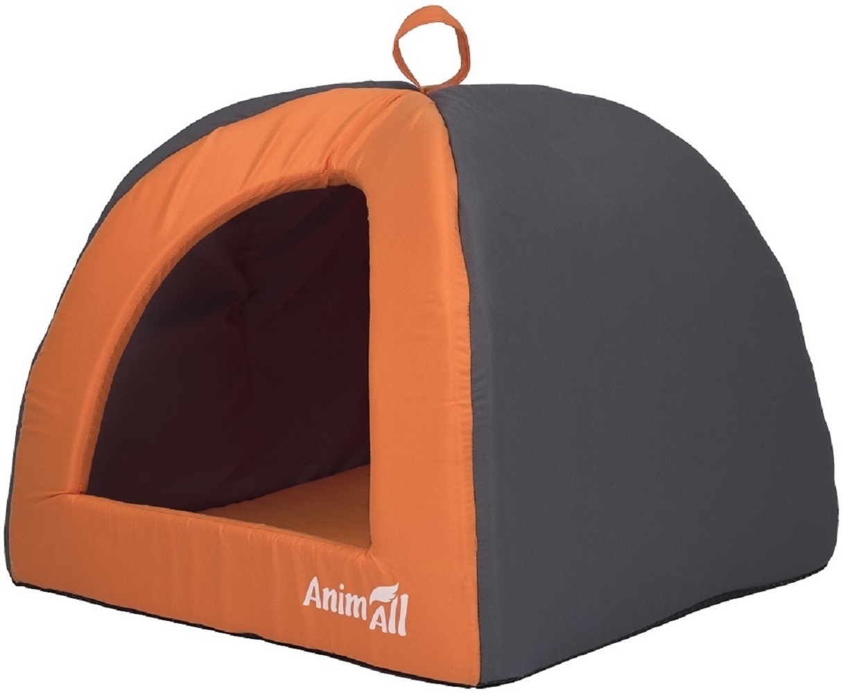 Домик для кошек и собак AnimAll 9031-1703A Orange S 46х46х35 фото 1