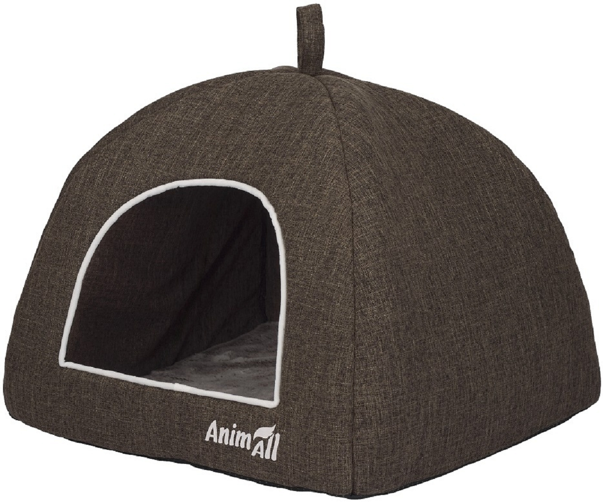 Домик для кошек и собак AnimAll Wendy 9401-2006A M Dark 50х50х40 фото 1