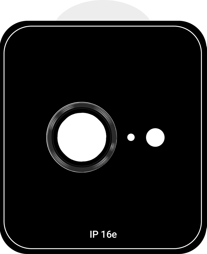 Защитное стекло для камеры ArmorStandart Pro для Apple iPhone 16e Black (ARM84633) фото 1