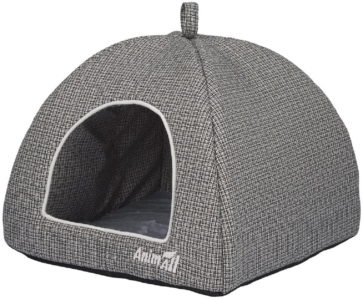 Домик для кошек и собак AnimAll Wendy 9400-2005A M Grey 50х50х40 фото 1