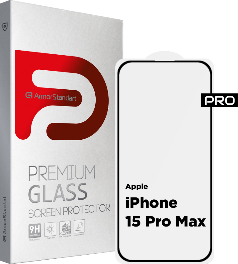 Защитное стекло ArmorStandart Pro для Apple iPhone 15 Pro Max (ARM71485) фото 1