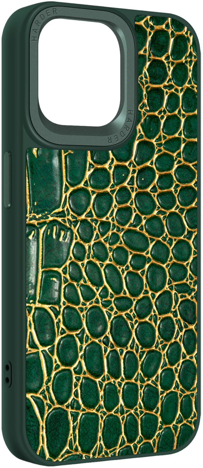 Чохол Harder Crocosaur для Apple iPhone 15 Pro Max Green (ARM76708)