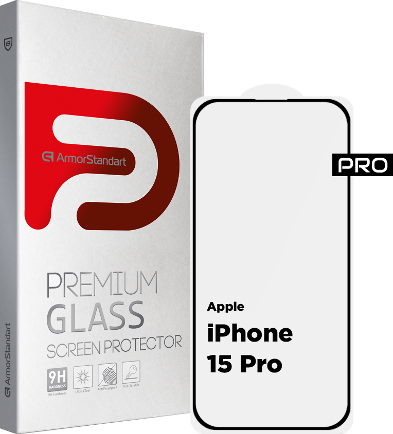 Защитное стекло ArmorStandart Pro для Apple iPhone 15 Pro (ARM71484) фото 1