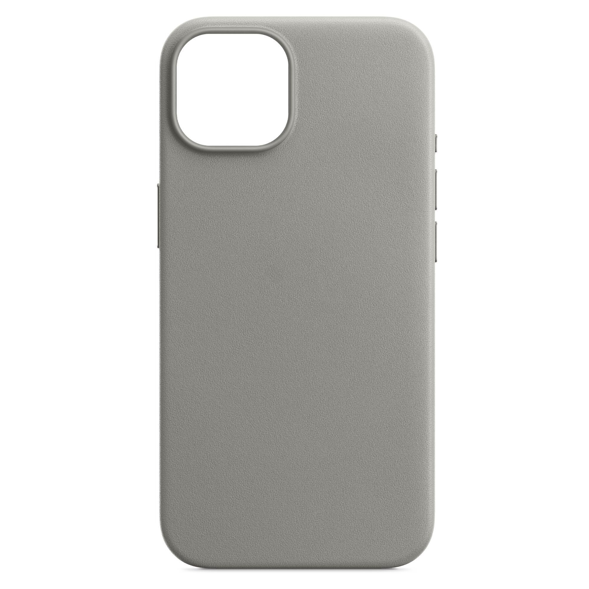 Чехол ArmorStandart FAKE Leather Case для Apple iPhone 15 Grey (ARM76289) фото 1