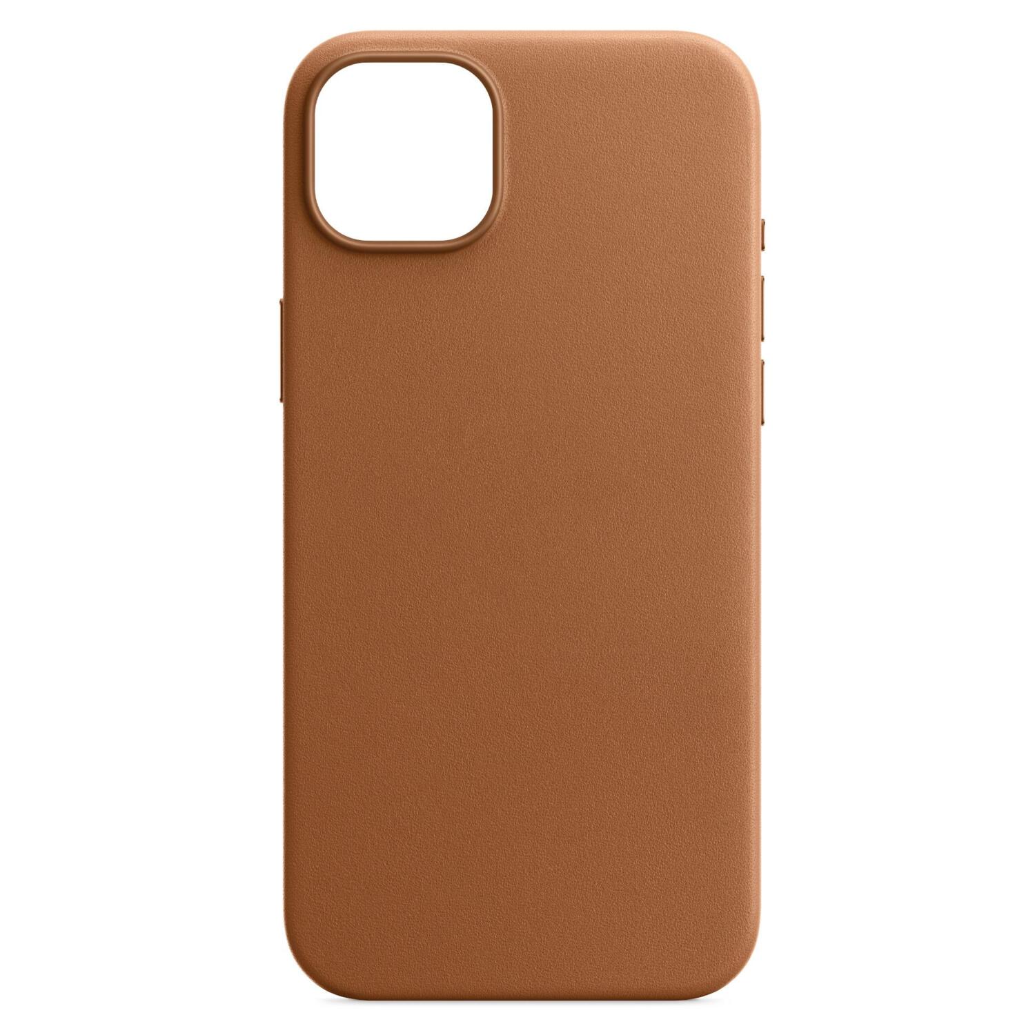 Чехол ArmorStandart FAKE Leather Case для Apple iPhone 15 Plus Light Coffee (ARM76294)