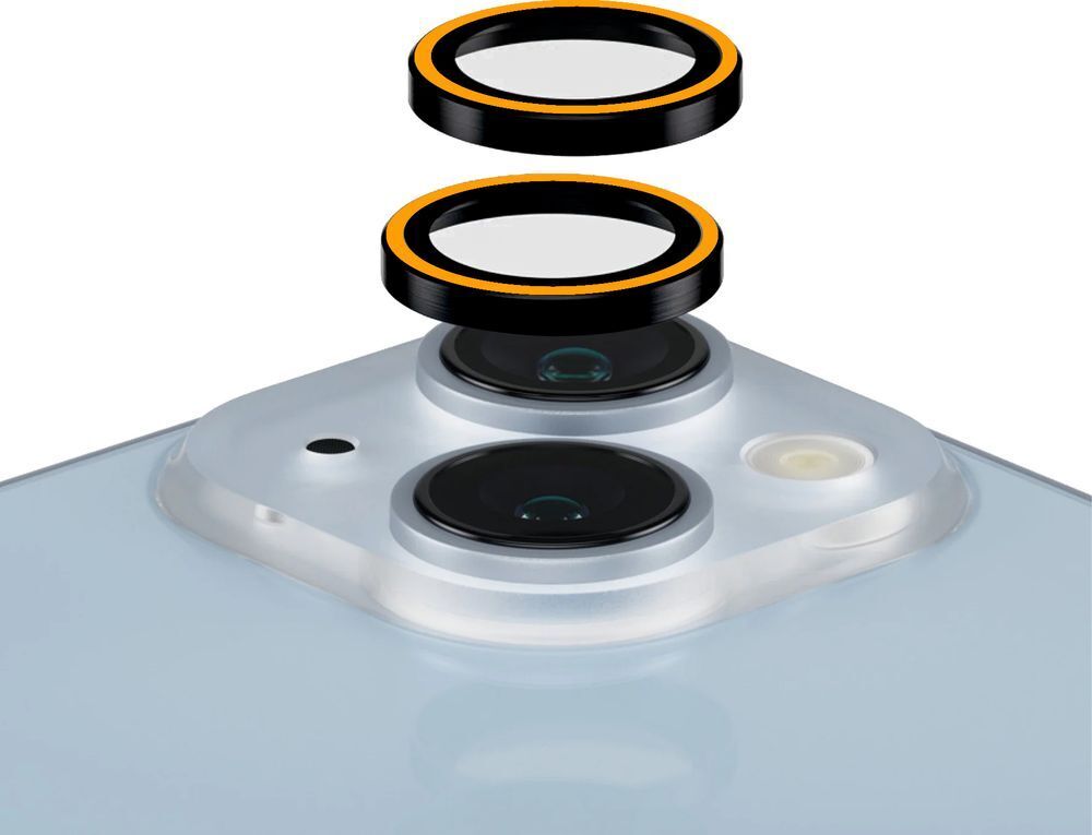 Защитное стекло для камеры ArmorStandart AR для Apple iPhone 15 / 15 Plus Orange (ARM76133) фото 1