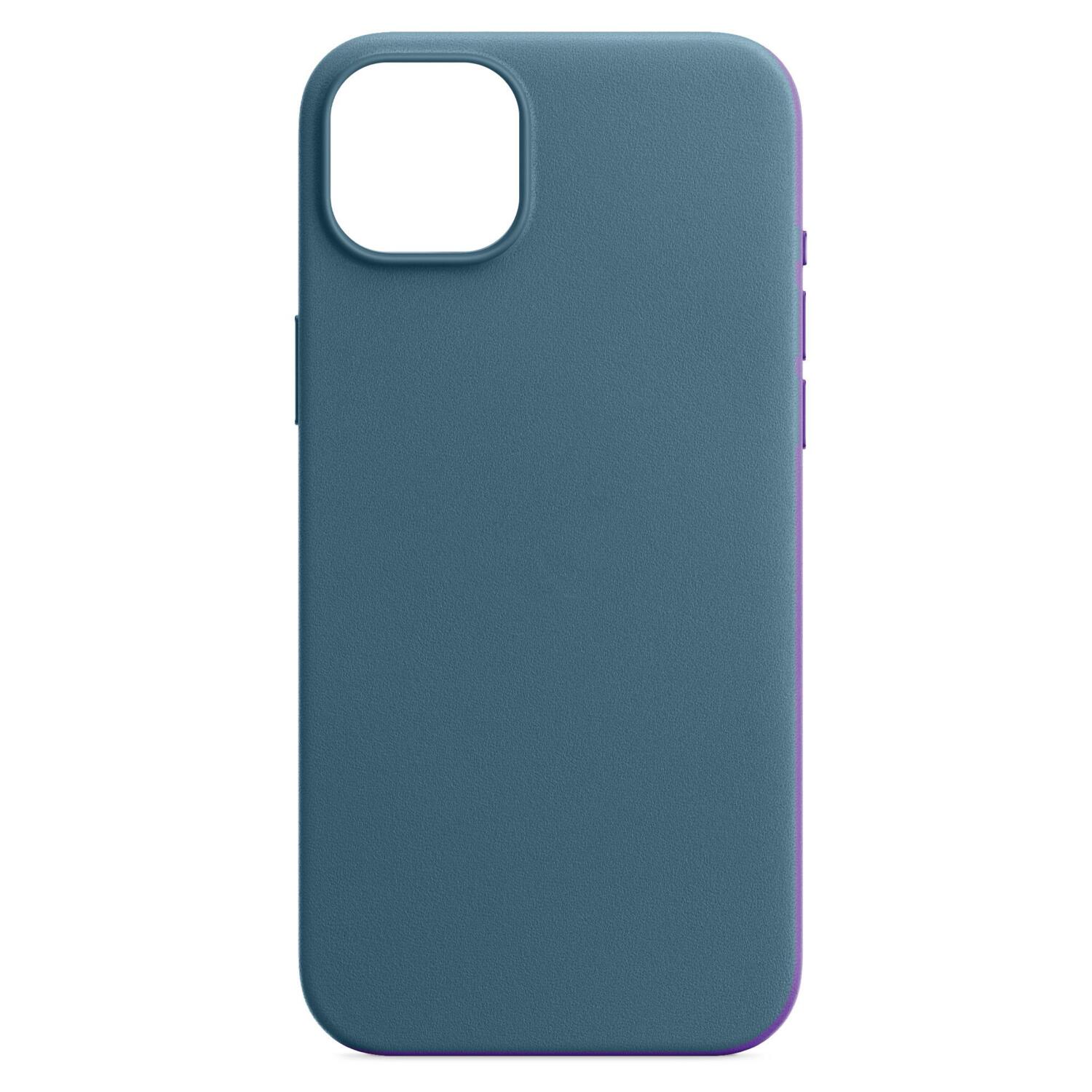 Чехол ArmorStandart FAKE Leather Case для Apple iPhone 15 Plus Sea Blue (ARM76298)