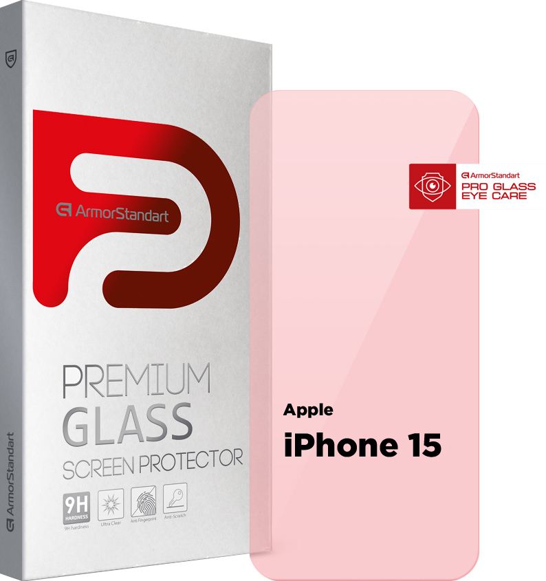 Защитное стекло ArmorStandart Pro Eye Care для Apple iPhone 15 (ARM77675) фото 1