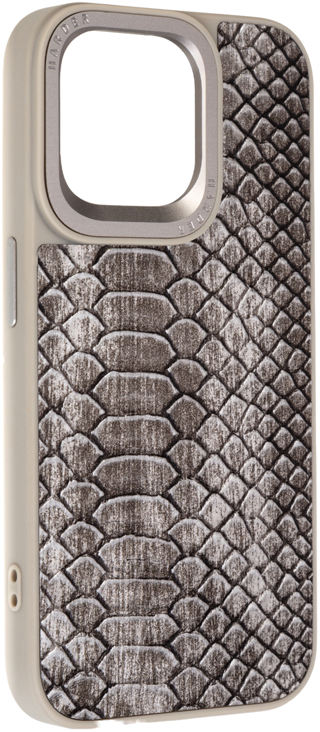 Чохол Harder Lizard для Apple iPhone 14 Pro Max Grey (ARM76884)